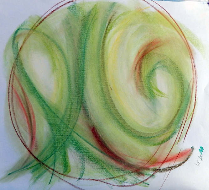 Pistachio color sketch